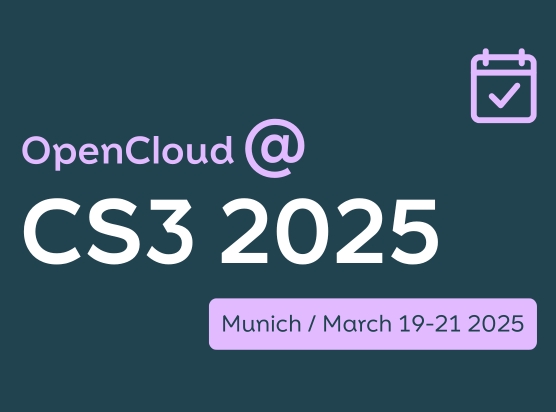 OpenCloud auf der CS3 Konferenz in München