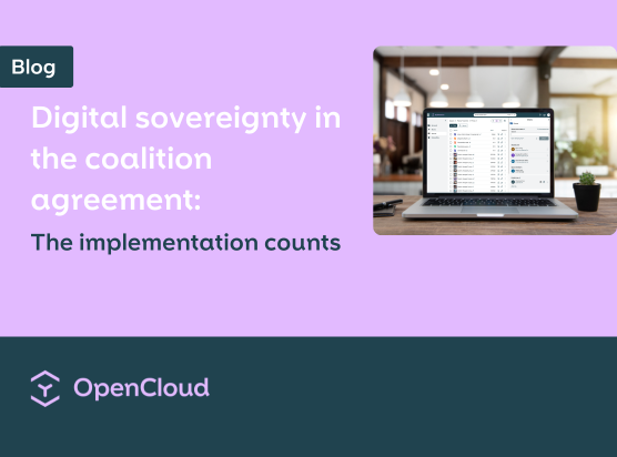 Digital sovereignty in the coalition agreement: The implementation counts