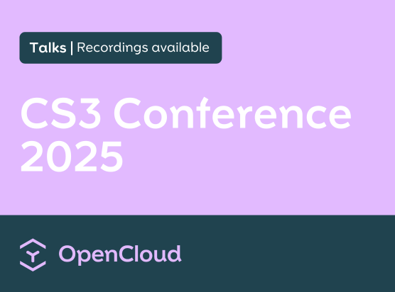 Recordings CS3 Conference 2025