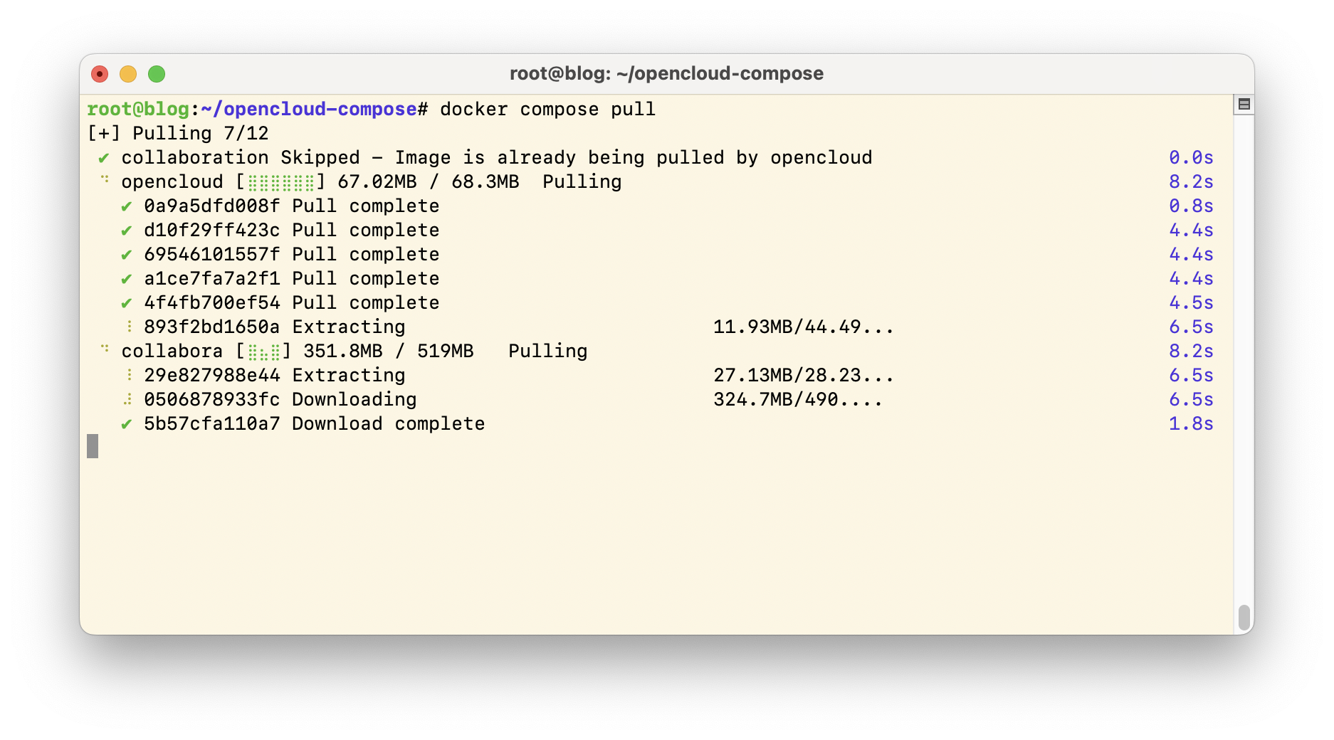 docker compose pull