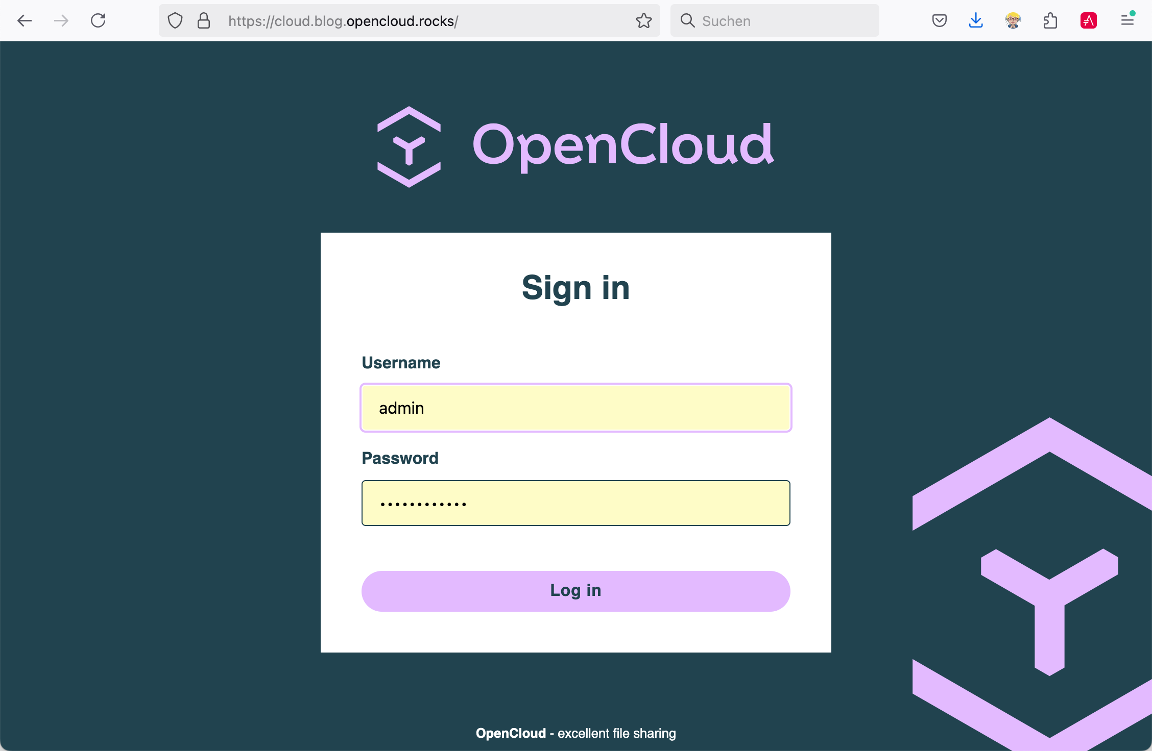 OpenCloud Login