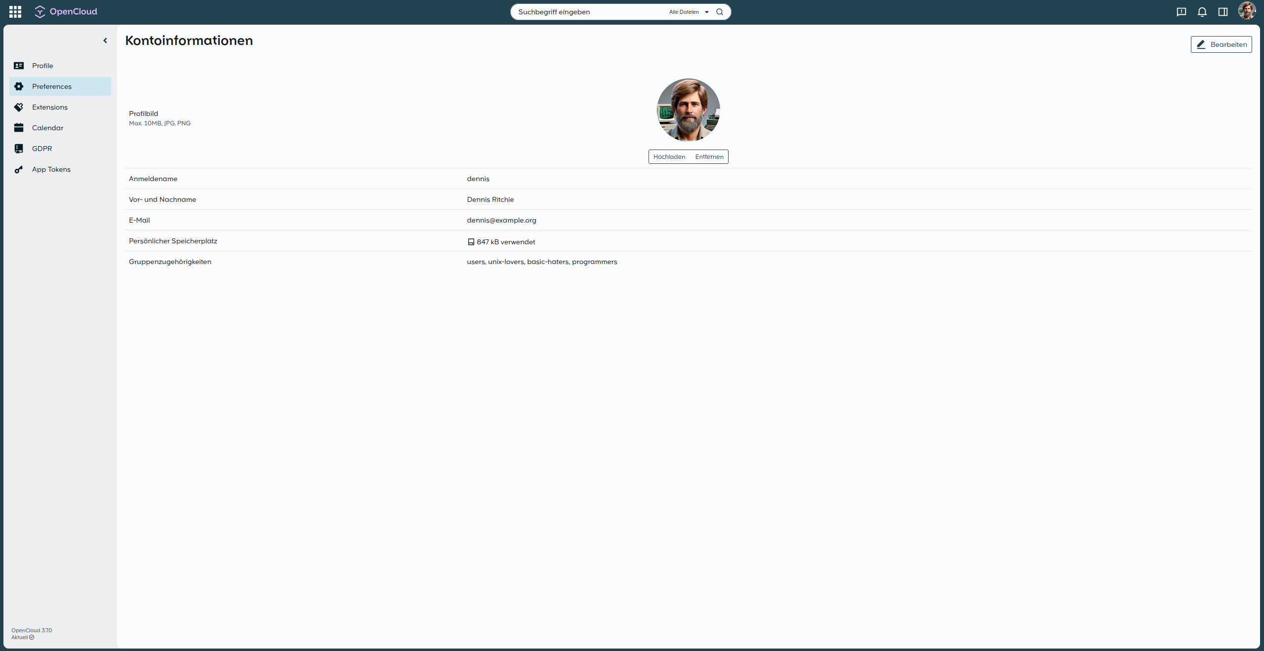 Screenshot Navigation