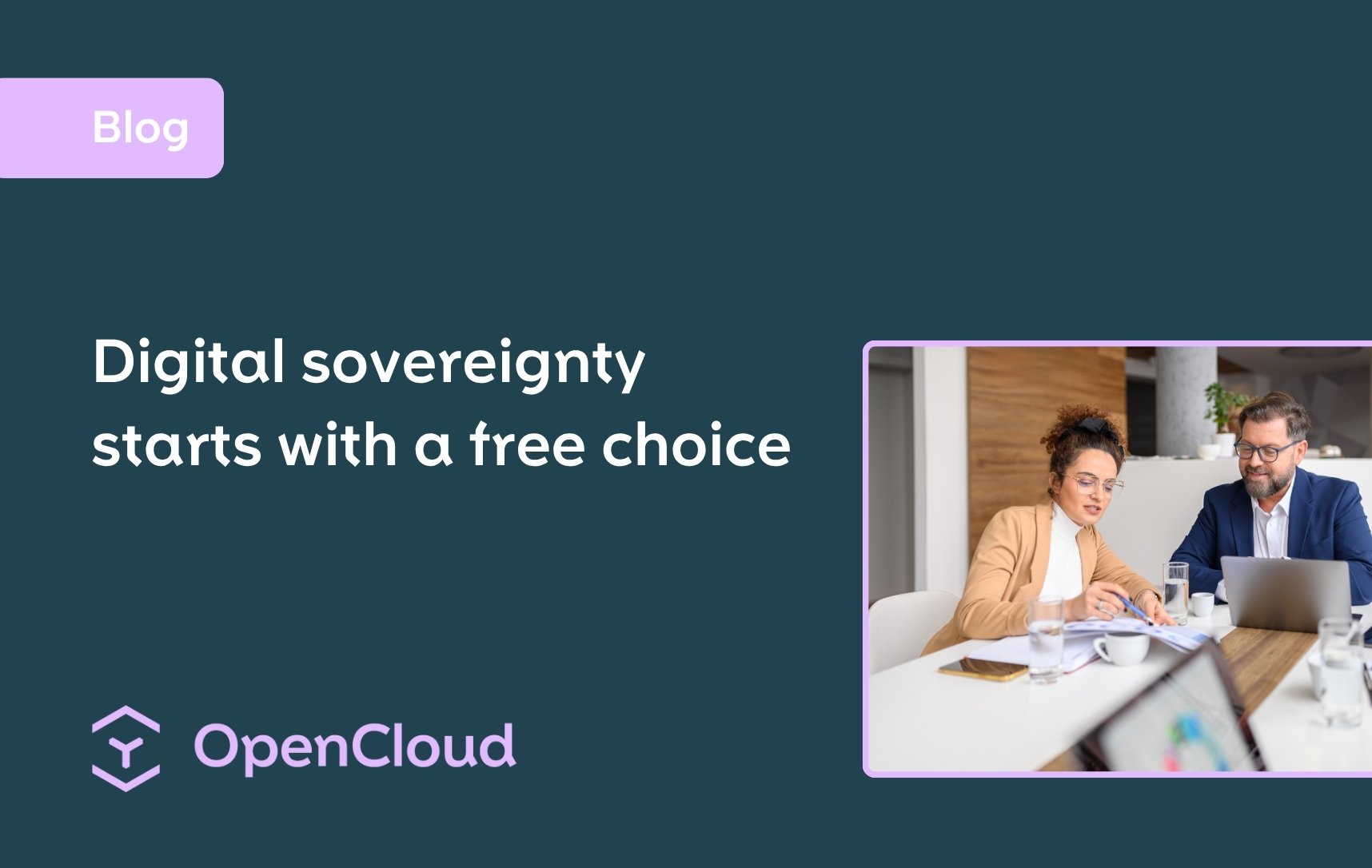 Digital sovereignty starts with a free choice