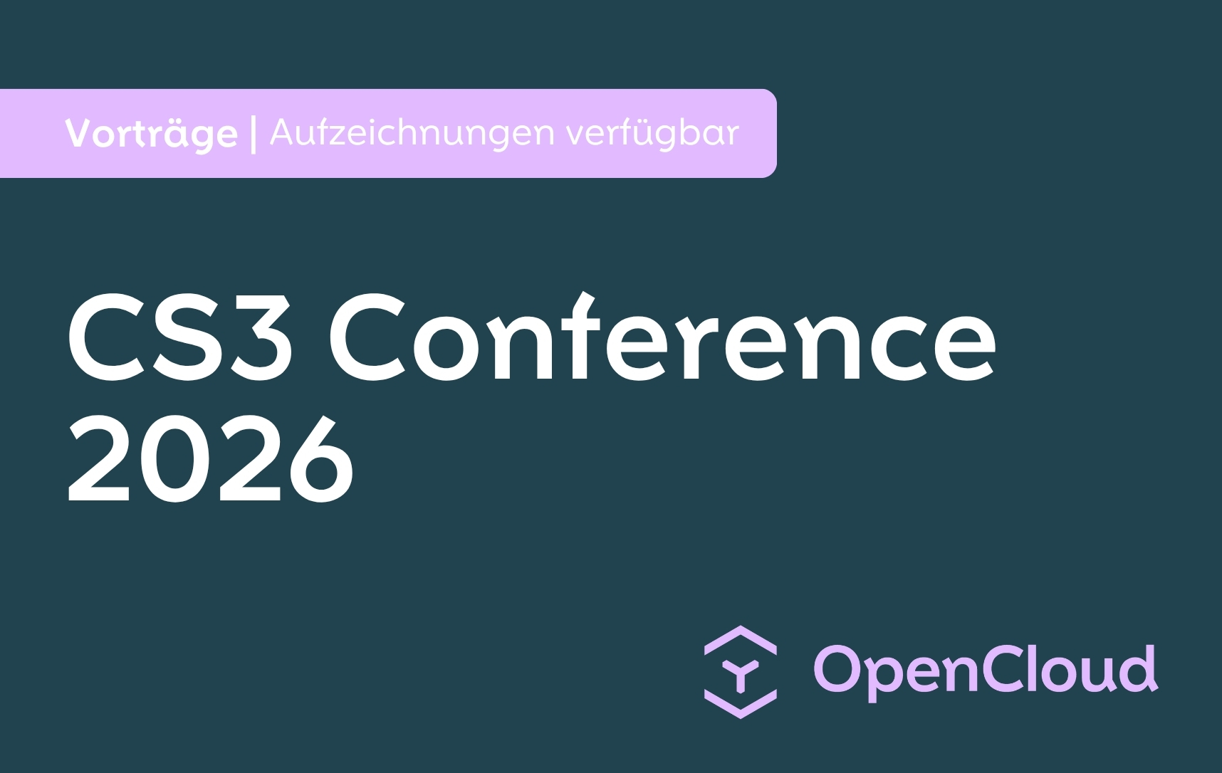 CS3 Aufzeichnungen 2026