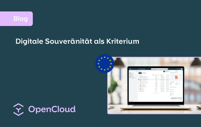 Digitale Souveränität als Kriterium