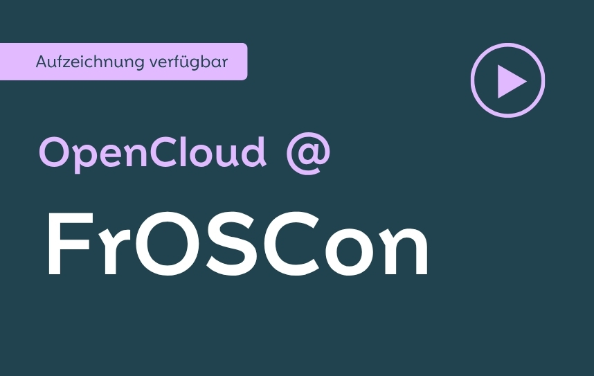 Aufzeichnung FrOSCon