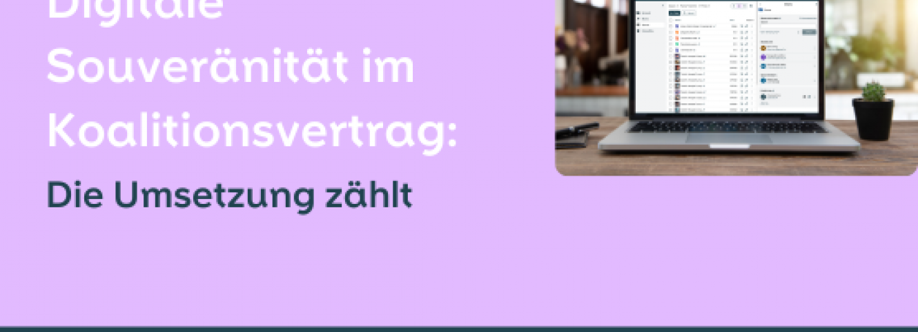Digitale Souveränität im Koalitionsvertrag: Die Umsetzung zählt