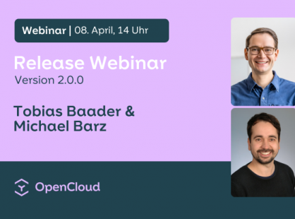 OpenCloud Release Webinar