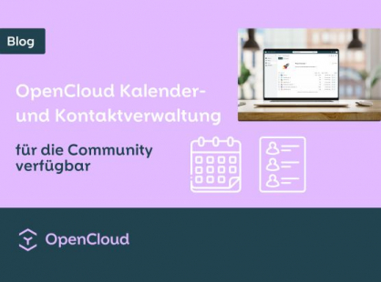OpenCloud Kalender- und Kontaktverwaltung