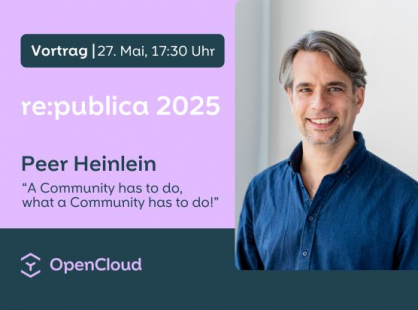 OpenCloud auf der re:publica