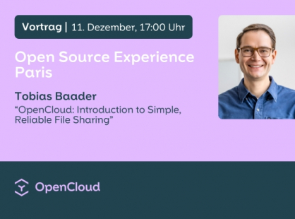 Open Source Experience Paris