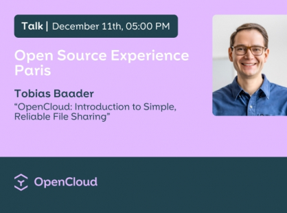 Open Source Experience Paris