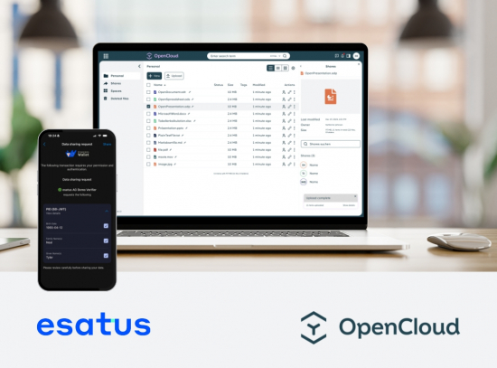 Pressemitteilung EUDI Wallet mit OpenCloud und esatus