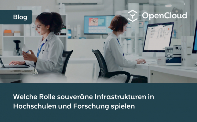 Welche Rolle souveräne Infrastrukturen in Hochschulen und Forschung spielen