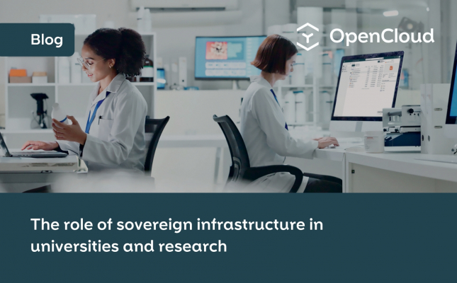 The role of sovereign infrastructure