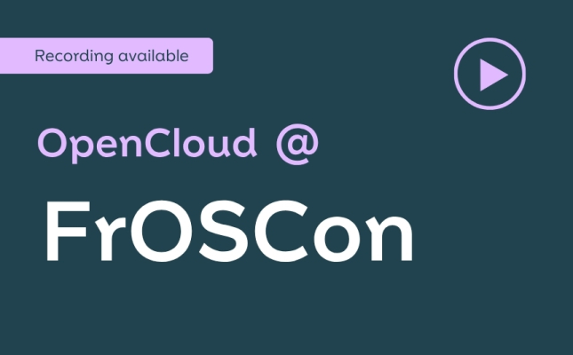 FrOSCon Recording