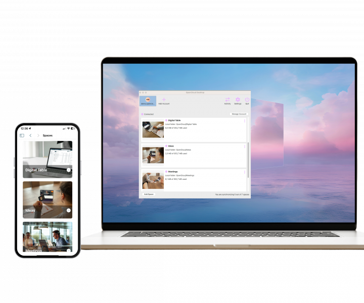 OpenCloud Desktop Client & Mobile Apps